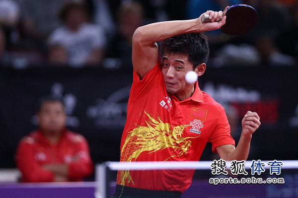 瑞典乒乓球队力克奥地利乒乓球队，张继科关键制胜