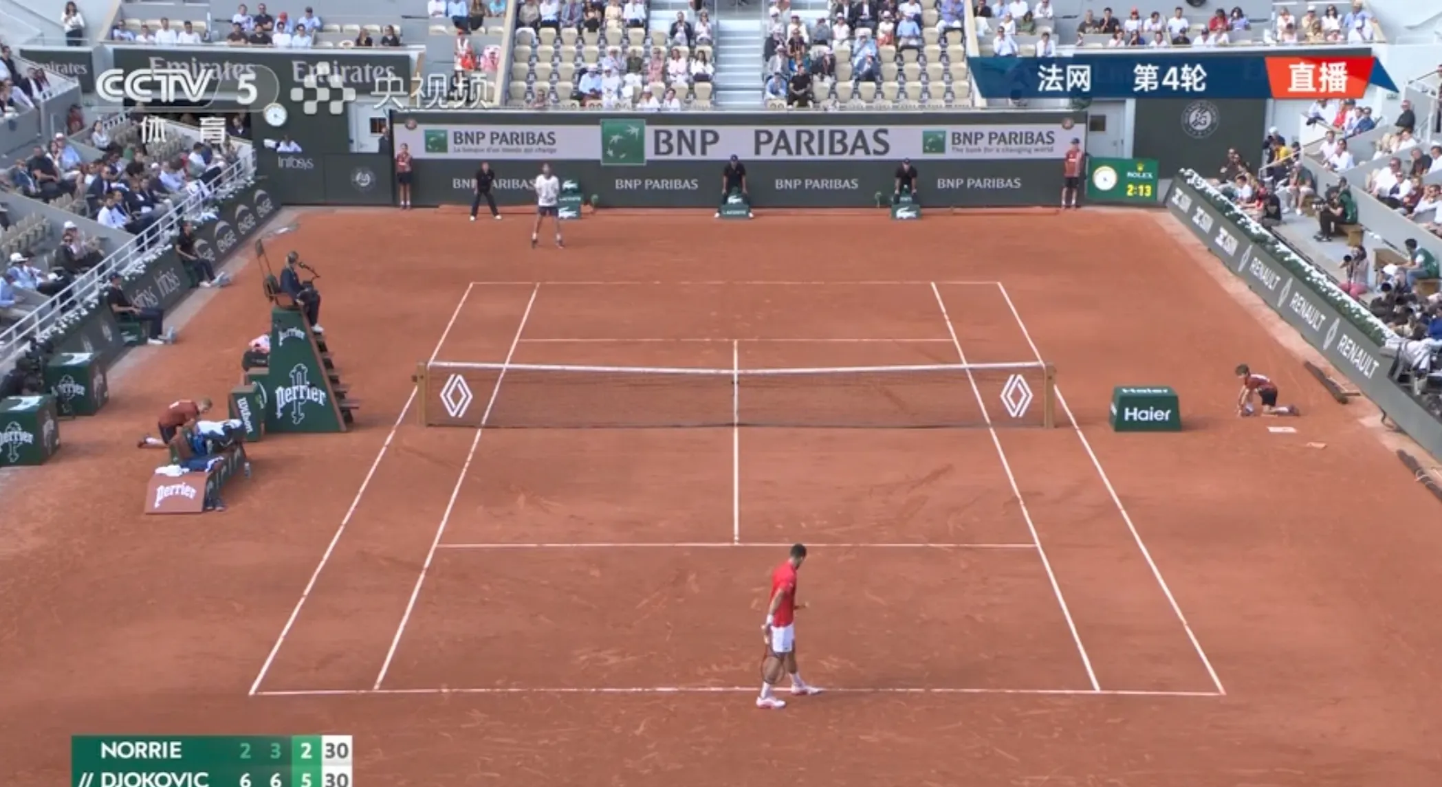 法国网球队险胜意大利网球队，德约科维奇爆发神勇